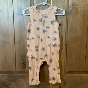 Pastel Orange & Sunshine Baby Romper - 12 month